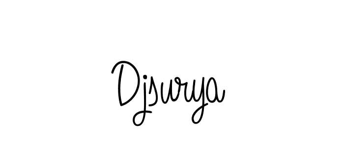 Also You can easily find your signature by using the search form. We will create Djsurya name handwritten signature images for you free of cost using Angelique-Rose-font-FFP sign style. Djsurya signature style 5 images and pictures png