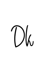 You should practise on your own different ways (Angelique-Rose-font-FFP) to write your name (Dk) in signature. don't let someone else do it for you. Dk signature style 5 images and pictures png