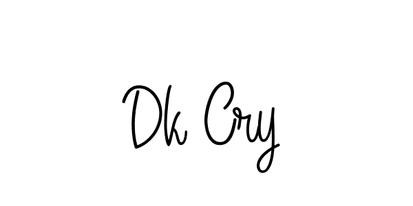 You should practise on your own different ways (Angelique-Rose-font-FFP) to write your name (Dk Cry) in signature. don't let someone else do it for you. Dk Cry signature style 5 images and pictures png