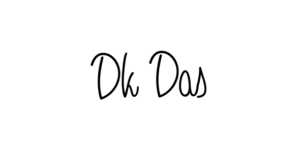 How to make Dk Das signature? Angelique-Rose-font-FFP is a professional autograph style. Create handwritten signature for Dk Das name. Dk Das signature style 5 images and pictures png