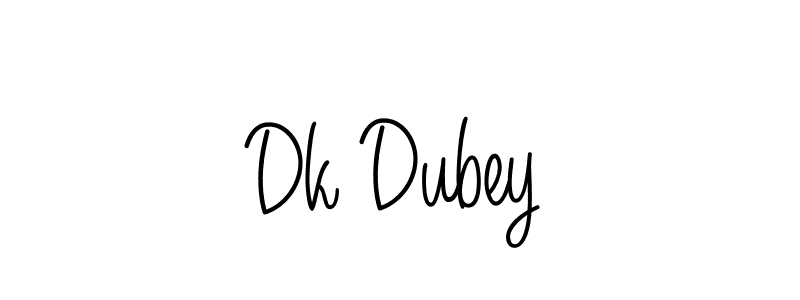 Best and Professional Signature Style for Dk Dubey. Angelique-Rose-font-FFP Best Signature Style Collection. Dk Dubey signature style 5 images and pictures png