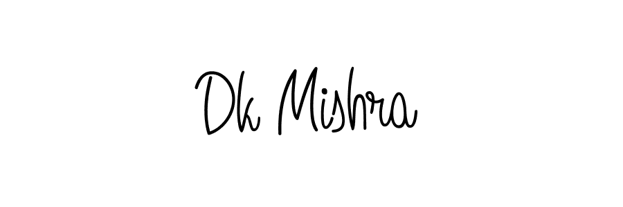 Create a beautiful signature design for name Dk Mishra. With this signature (Angelique-Rose-font-FFP) fonts, you can make a handwritten signature for free. Dk Mishra signature style 5 images and pictures png