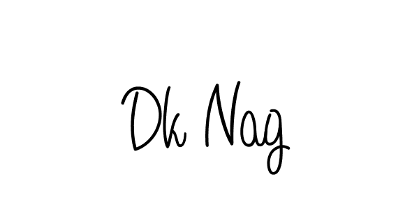 Best and Professional Signature Style for Dk Nag. Angelique-Rose-font-FFP Best Signature Style Collection. Dk Nag signature style 5 images and pictures png