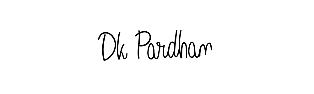 Make a beautiful signature design for name Dk Pardhan. Use this online signature maker to create a handwritten signature for free. Dk Pardhan signature style 5 images and pictures png