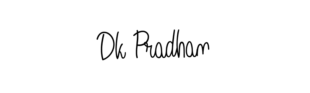 if you are searching for the best signature style for your name Dk Pradhan. so please give up your signature search. here we have designed multiple signature styles  using Angelique-Rose-font-FFP. Dk Pradhan signature style 5 images and pictures png