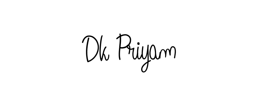Similarly Angelique-Rose-font-FFP is the best handwritten signature design. Signature creator online .You can use it as an online autograph creator for name Dk Priyam. Dk Priyam signature style 5 images and pictures png