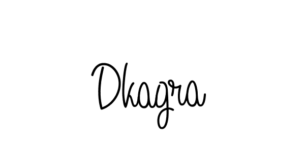 Design your own signature with our free online signature maker. With this signature software, you can create a handwritten (Angelique-Rose-font-FFP) signature for name Dkagra. Dkagra signature style 5 images and pictures png