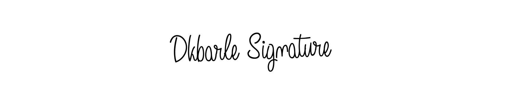 Design your own signature with our free online signature maker. With this signature software, you can create a handwritten (Angelique-Rose-font-FFP) signature for name Dkbarle Signature. Dkbarle Signature signature style 5 images and pictures png