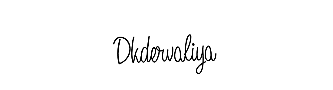 Make a beautiful signature design for name Dkdervaliya. Use this online signature maker to create a handwritten signature for free. Dkdervaliya signature style 5 images and pictures png