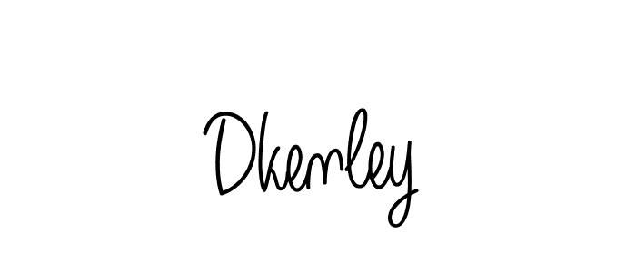 How to make Dkenley name signature. Use Angelique-Rose-font-FFP style for creating short signs online. This is the latest handwritten sign. Dkenley signature style 5 images and pictures png