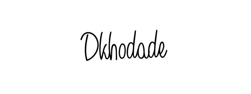 How to make Dkhodade signature? Angelique-Rose-font-FFP is a professional autograph style. Create handwritten signature for Dkhodade name. Dkhodade signature style 5 images and pictures png