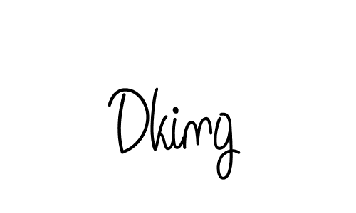 Use a signature maker to create a handwritten signature online. With this signature software, you can design (Angelique-Rose-font-FFP) your own signature for name Dking. Dking signature style 5 images and pictures png