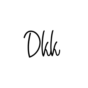 How to make Dkk signature? Angelique-Rose-font-FFP is a professional autograph style. Create handwritten signature for Dkk name. Dkk signature style 5 images and pictures png