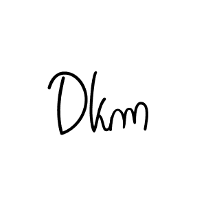 How to make Dkm name signature. Use Angelique-Rose-font-FFP style for creating short signs online. This is the latest handwritten sign. Dkm signature style 5 images and pictures png