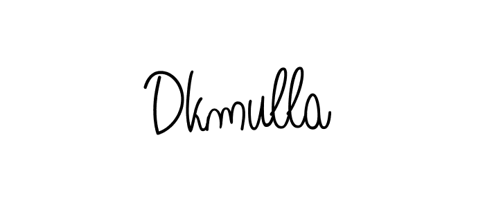 Dkmulla stylish signature style. Best Handwritten Sign (Angelique-Rose-font-FFP) for my name. Handwritten Signature Collection Ideas for my name Dkmulla. Dkmulla signature style 5 images and pictures png