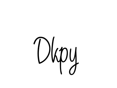 Design your own signature with our free online signature maker. With this signature software, you can create a handwritten (Angelique-Rose-font-FFP) signature for name Dkpy. Dkpy signature style 5 images and pictures png