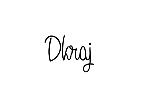 The best way (Angelique-Rose-font-FFP) to make a short signature is to pick only two or three words in your name. The name Dkraj include a total of six letters. For converting this name. Dkraj signature style 5 images and pictures png