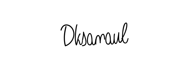 Also we have Dksanaul name is the best signature style. Create professional handwritten signature collection using Angelique-Rose-font-FFP autograph style. Dksanaul signature style 5 images and pictures png