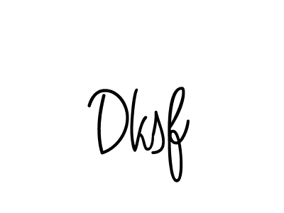 How to make Dksf signature? Angelique-Rose-font-FFP is a professional autograph style. Create handwritten signature for Dksf name. Dksf signature style 5 images and pictures png