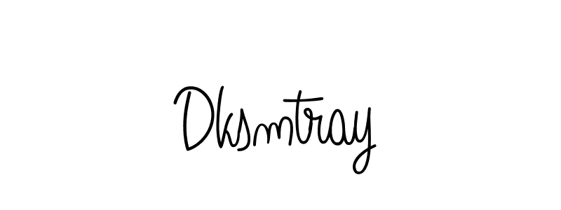 How to make Dksmtray signature? Angelique-Rose-font-FFP is a professional autograph style. Create handwritten signature for Dksmtray name. Dksmtray signature style 5 images and pictures png