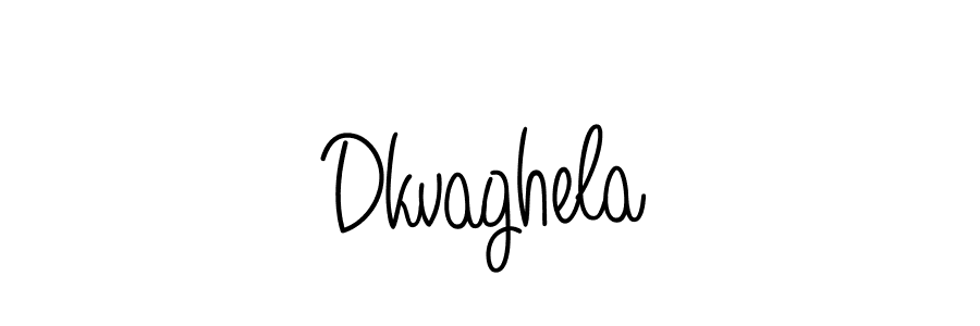 Use a signature maker to create a handwritten signature online. With this signature software, you can design (Angelique-Rose-font-FFP) your own signature for name Dkvaghela. Dkvaghela signature style 5 images and pictures png
