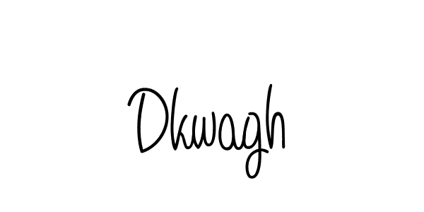 Design your own signature with our free online signature maker. With this signature software, you can create a handwritten (Angelique-Rose-font-FFP) signature for name Dkwagh. Dkwagh signature style 5 images and pictures png