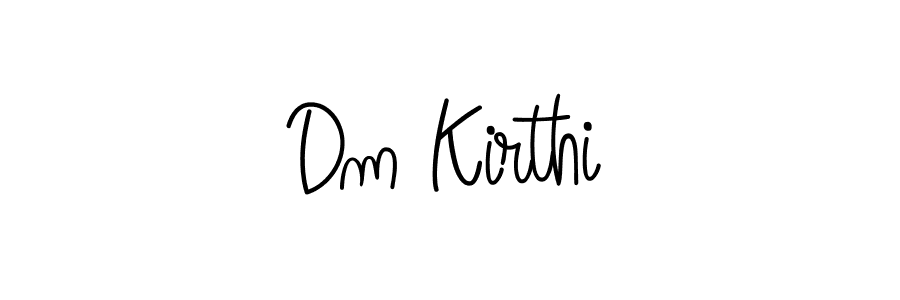 Angelique-Rose-font-FFP is a professional signature style that is perfect for those who want to add a touch of class to their signature. It is also a great choice for those who want to make their signature more unique. Get Dm Kirthi name to fancy signature for free. Dm Kirthi signature style 5 images and pictures png
