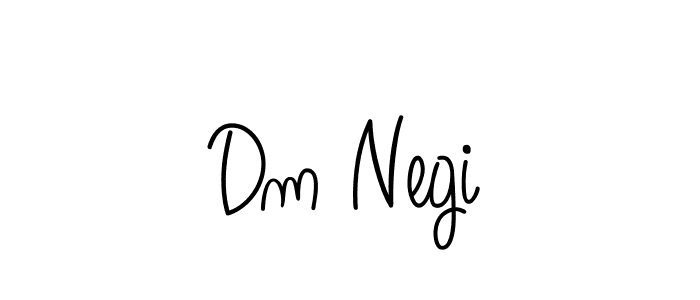 How to Draw Dm Negi signature style? Angelique-Rose-font-FFP is a latest design signature styles for name Dm Negi. Dm Negi signature style 5 images and pictures png