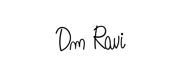 Check out images of Autograph of Dm Ravi name. Actor Dm Ravi Signature Style. Angelique-Rose-font-FFP is a professional sign style online. Dm Ravi signature style 5 images and pictures png