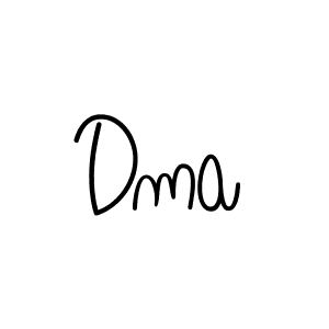 Use a signature maker to create a handwritten signature online. With this signature software, you can design (Angelique-Rose-font-FFP) your own signature for name Dma. Dma signature style 5 images and pictures png