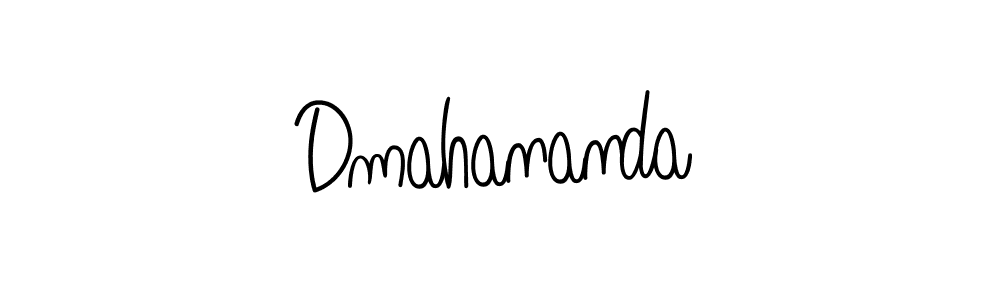 Also we have Dmahananda name is the best signature style. Create professional handwritten signature collection using Angelique-Rose-font-FFP autograph style. Dmahananda signature style 5 images and pictures png