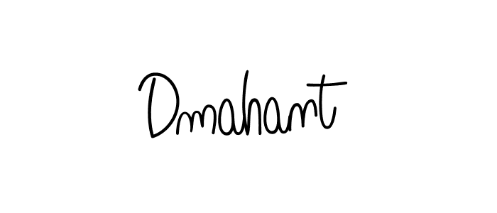 You should practise on your own different ways (Angelique-Rose-font-FFP) to write your name (Dmahant) in signature. don't let someone else do it for you. Dmahant signature style 5 images and pictures png