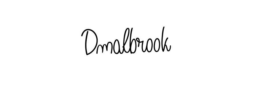 How to Draw Dmalbrook signature style? Angelique-Rose-font-FFP is a latest design signature styles for name Dmalbrook. Dmalbrook signature style 5 images and pictures png