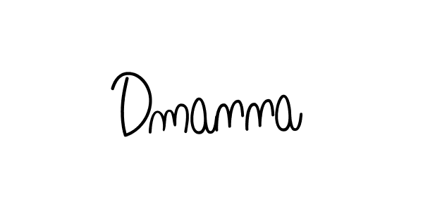 Use a signature maker to create a handwritten signature online. With this signature software, you can design (Angelique-Rose-font-FFP) your own signature for name Dmanna. Dmanna signature style 5 images and pictures png