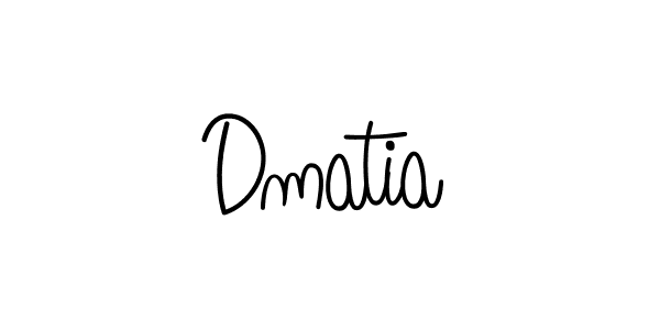 How to make Dmatia signature? Angelique-Rose-font-FFP is a professional autograph style. Create handwritten signature for Dmatia name. Dmatia signature style 5 images and pictures png