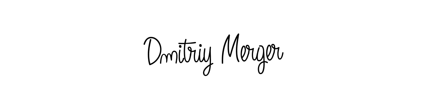 Dmitriy Merger stylish signature style. Best Handwritten Sign (Angelique-Rose-font-FFP) for my name. Handwritten Signature Collection Ideas for my name Dmitriy Merger. Dmitriy Merger signature style 5 images and pictures png
