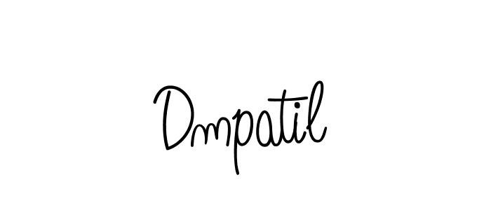 Dmpatil stylish signature style. Best Handwritten Sign (Angelique-Rose-font-FFP) for my name. Handwritten Signature Collection Ideas for my name Dmpatil. Dmpatil signature style 5 images and pictures png