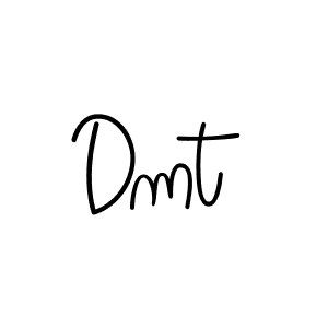 You should practise on your own different ways (Angelique-Rose-font-FFP) to write your name (Dmt) in signature. don't let someone else do it for you. Dmt signature style 5 images and pictures png
