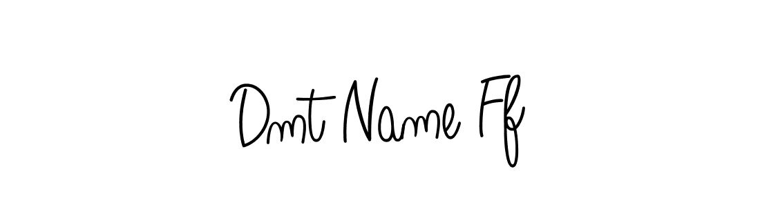 How to make Dmt Name Ff signature? Angelique-Rose-font-FFP is a professional autograph style. Create handwritten signature for Dmt Name Ff name. Dmt Name Ff signature style 5 images and pictures png