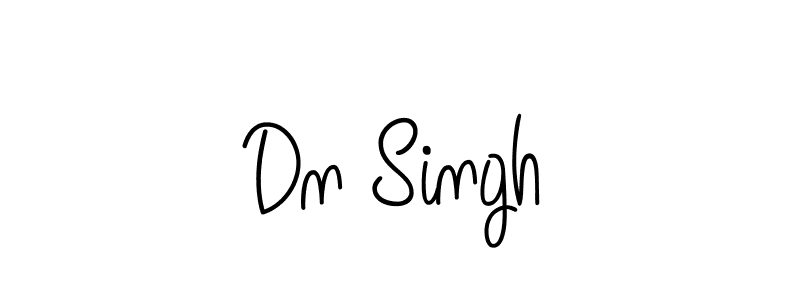 Dn Singh stylish signature style. Best Handwritten Sign (Angelique-Rose-font-FFP) for my name. Handwritten Signature Collection Ideas for my name Dn Singh. Dn Singh signature style 5 images and pictures png