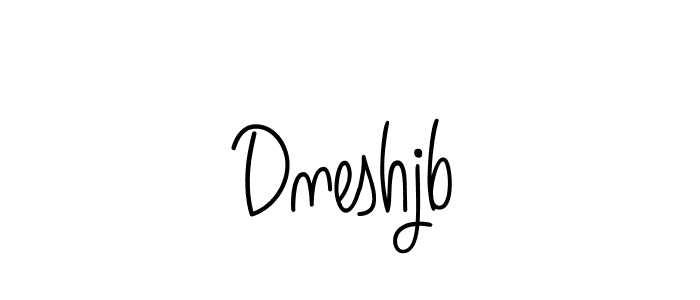 How to make Dneshjb name signature. Use Angelique-Rose-font-FFP style for creating short signs online. This is the latest handwritten sign. Dneshjb signature style 5 images and pictures png