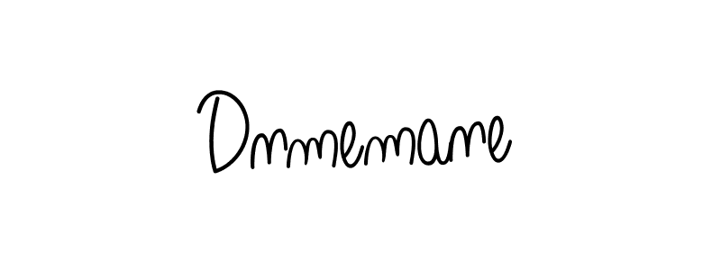 How to make Dnmemane name signature. Use Angelique-Rose-font-FFP style for creating short signs online. This is the latest handwritten sign. Dnmemane signature style 5 images and pictures png