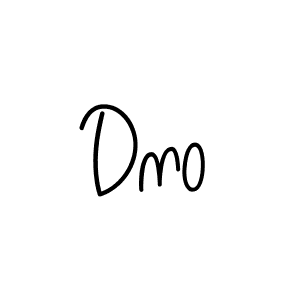 Use a signature maker to create a handwritten signature online. With this signature software, you can design (Angelique-Rose-font-FFP) your own signature for name Dno. Dno signature style 5 images and pictures png