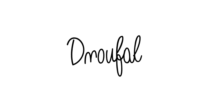 Create a beautiful signature design for name Dnoufal. With this signature (Angelique-Rose-font-FFP) fonts, you can make a handwritten signature for free. Dnoufal signature style 5 images and pictures png