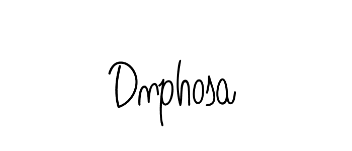 Make a beautiful signature design for name Dnphosa. With this signature (Angelique-Rose-font-FFP) style, you can create a handwritten signature for free. Dnphosa signature style 5 images and pictures png