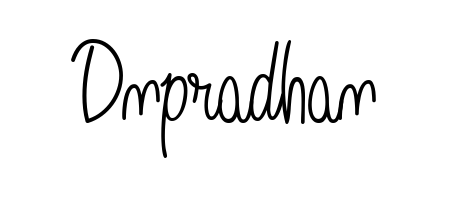 Design your own signature with our free online signature maker. With this signature software, you can create a handwritten (Angelique-Rose-font-FFP) signature for name Dnpradhan. Dnpradhan signature style 5 images and pictures png