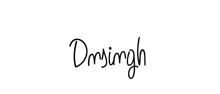 How to Draw Dnsingh signature style? Angelique-Rose-font-FFP is a latest design signature styles for name Dnsingh. Dnsingh signature style 5 images and pictures png