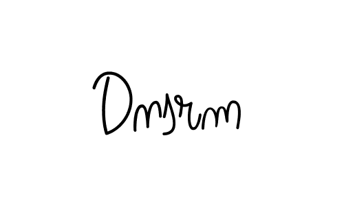 How to make Dnsrm name signature. Use Angelique-Rose-font-FFP style for creating short signs online. This is the latest handwritten sign. Dnsrm signature style 5 images and pictures png