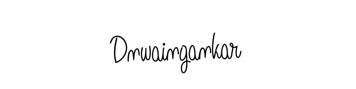 The best way (Angelique-Rose-font-FFP) to make a short signature is to pick only two or three words in your name. The name Dnwaingankar include a total of six letters. For converting this name. Dnwaingankar signature style 5 images and pictures png