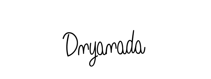 Make a beautiful signature design for name Dnyanada. With this signature (Angelique-Rose-font-FFP) style, you can create a handwritten signature for free. Dnyanada signature style 5 images and pictures png